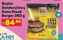BEŞLER DONDURULMUŞ DANA STEAK BURGER BEŞLER DONDURULMUŞ DANA STEAK BURGER